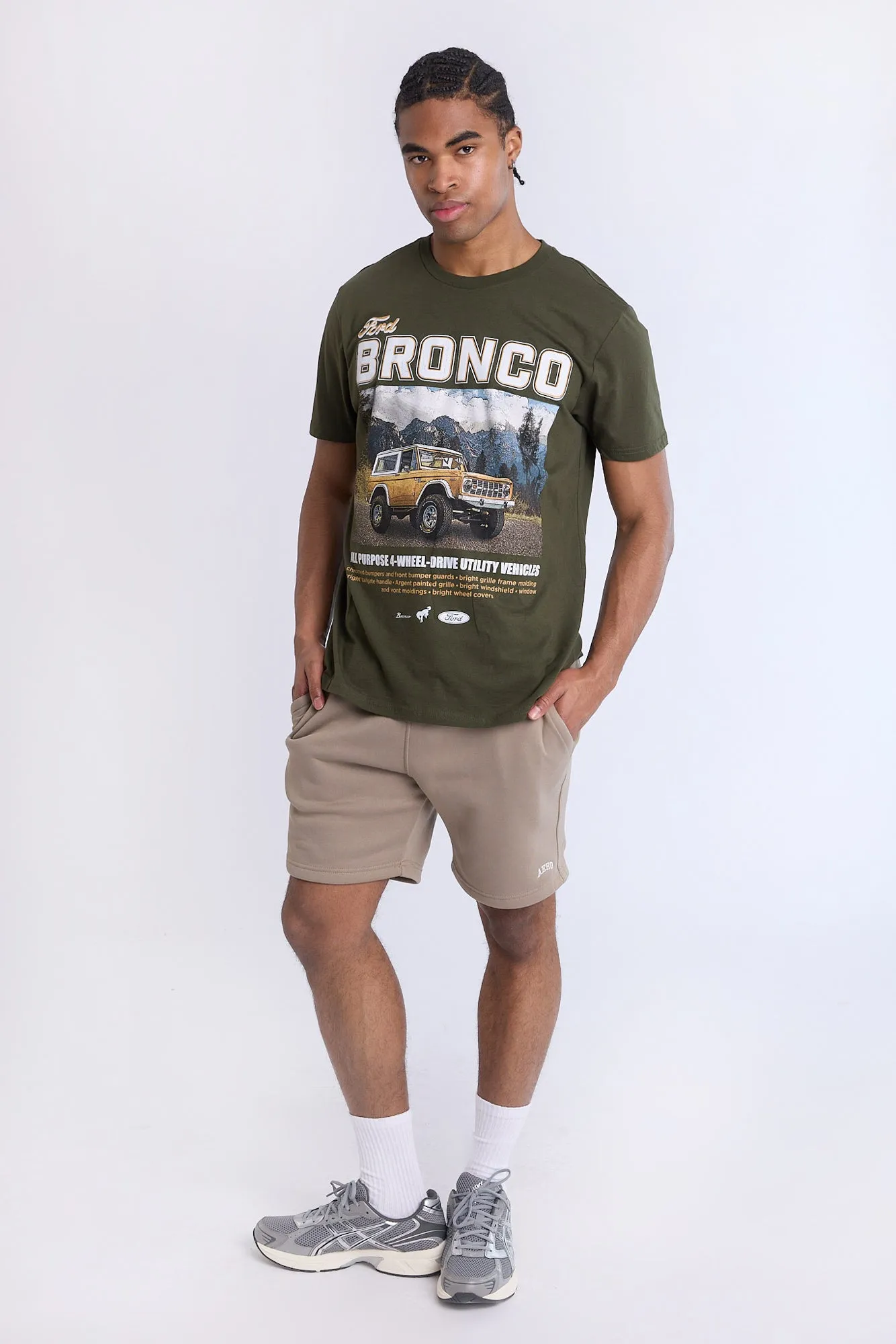 AERO Embroidered Fleece Shorts