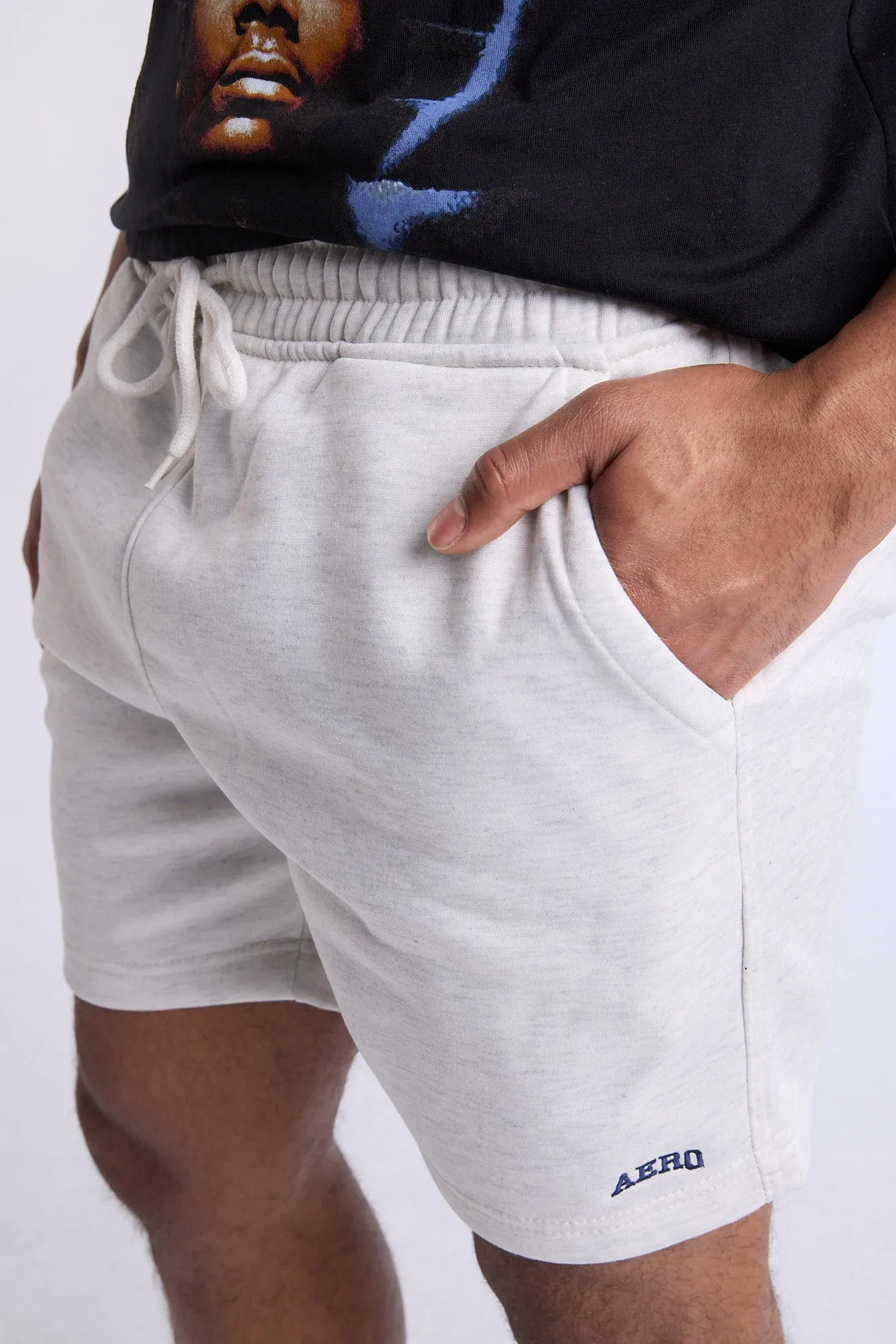 AERO Embroidered Fleece Shorts