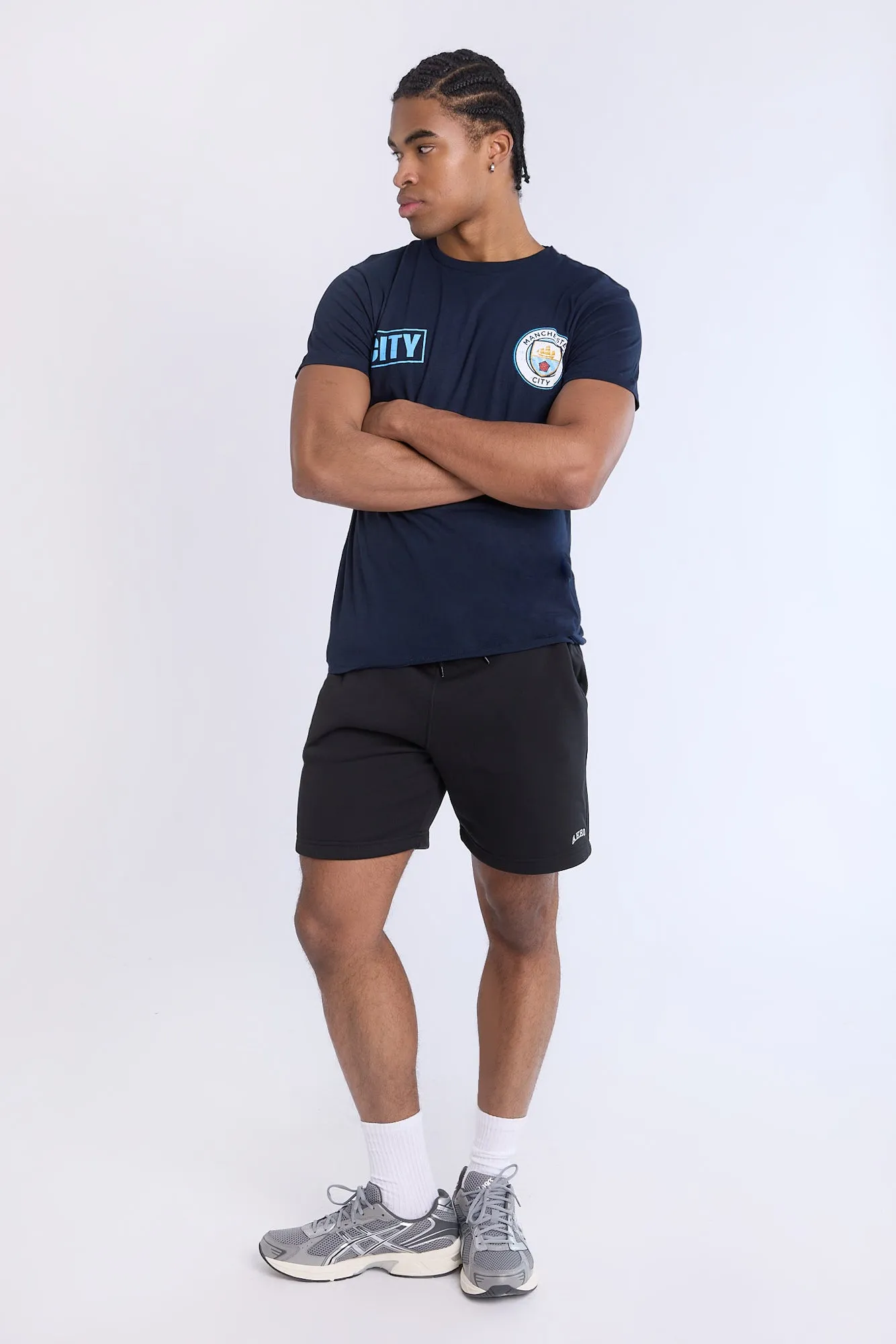 AERO Embroidered Fleece Shorts