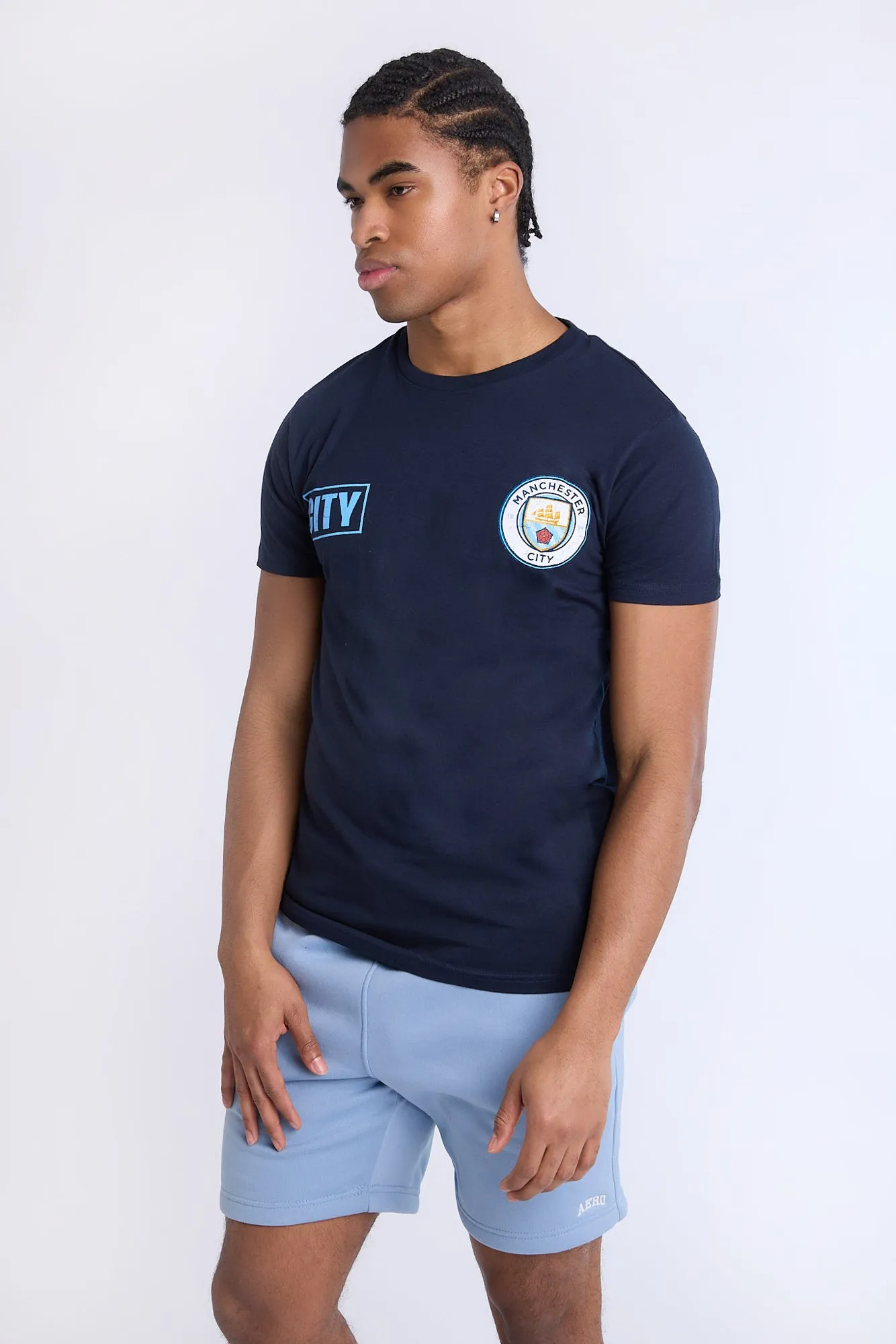 AERO Embroidered Fleece Shorts