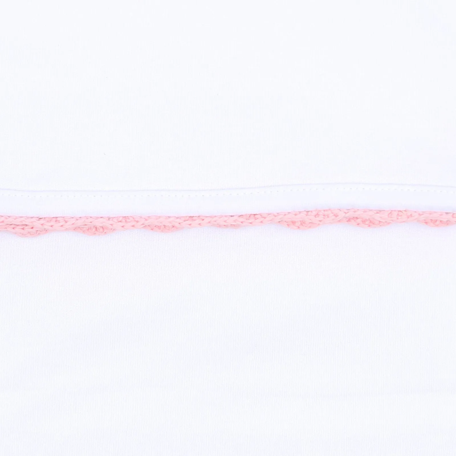 Baby Joy Converter with Pink Crochet Trim