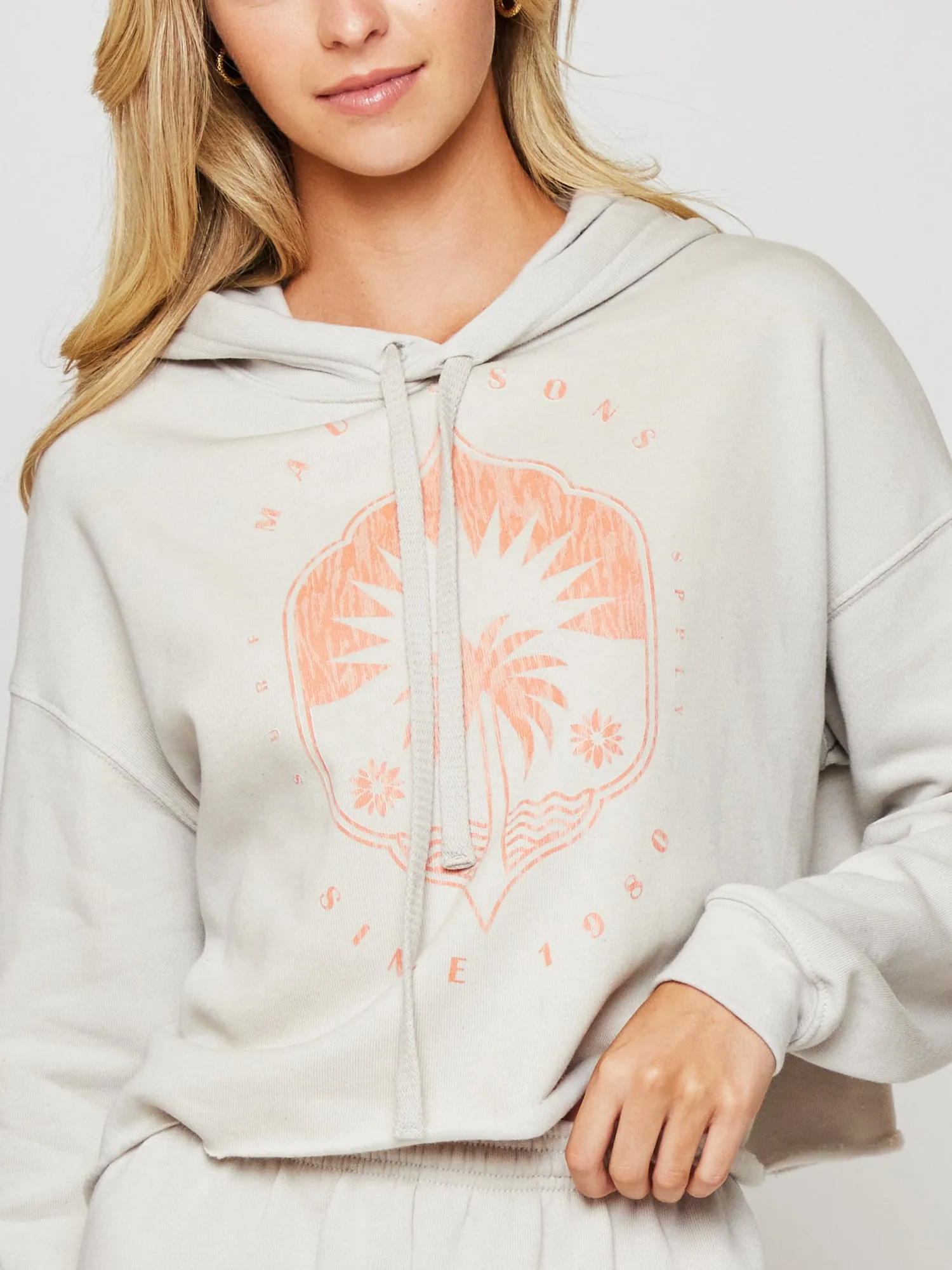 Casablanca Cropped Hoodie
