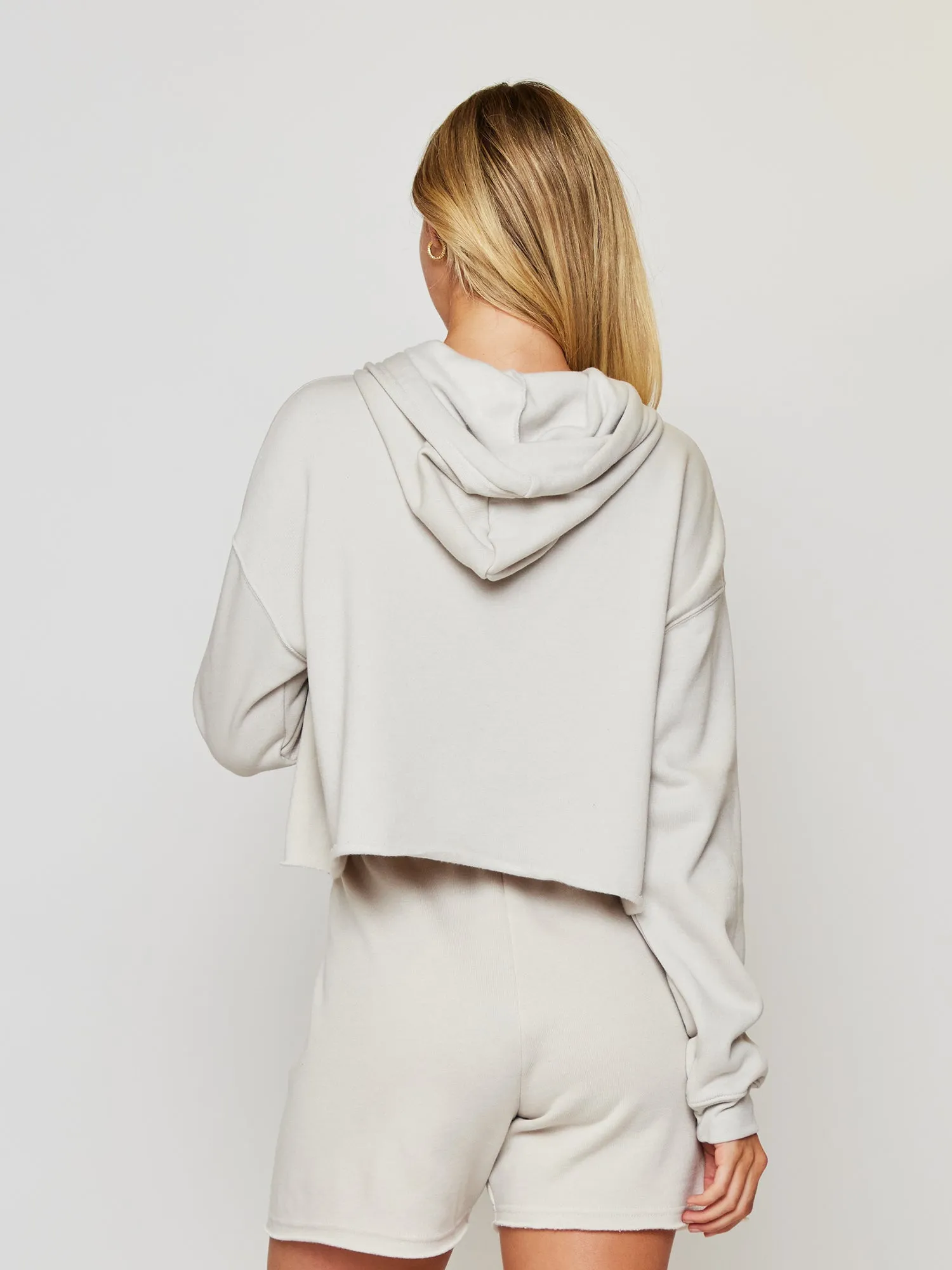 Casablanca Cropped Hoodie