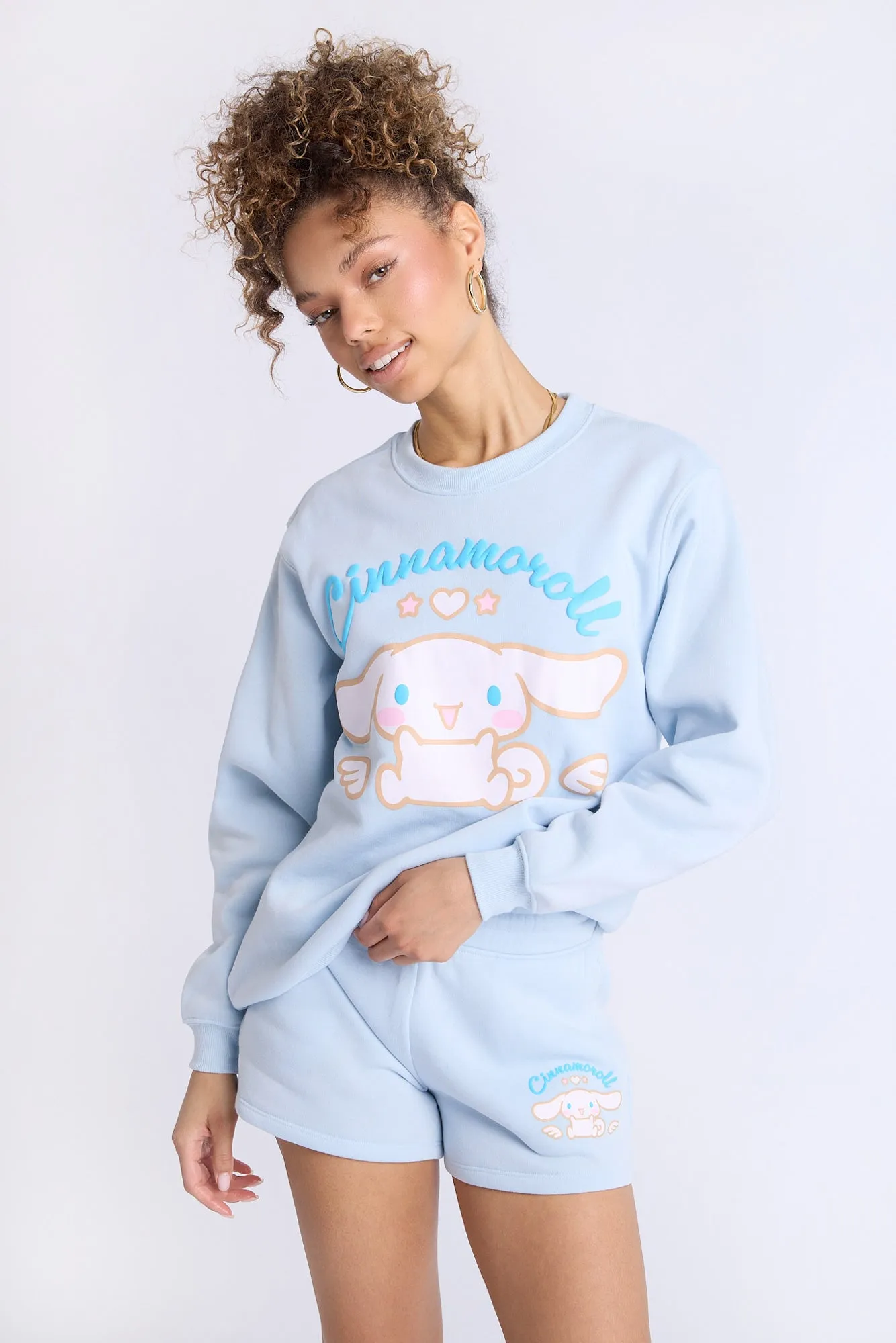 Cinnamorroll Graphic Fleece Shorts