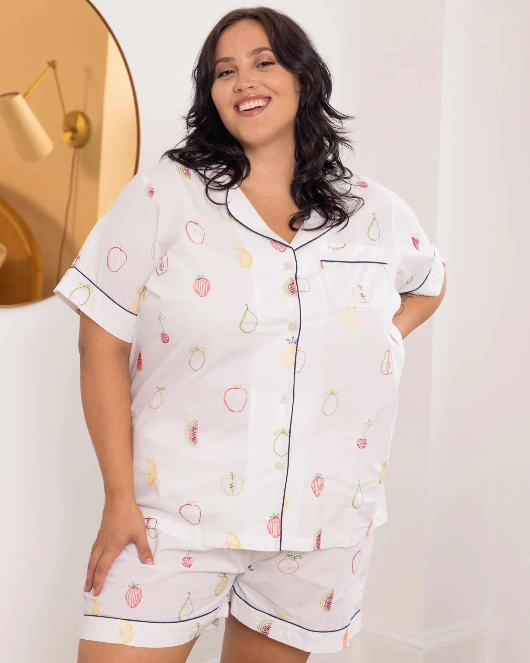 Fruit Medley - Short PJ Set - Cloud