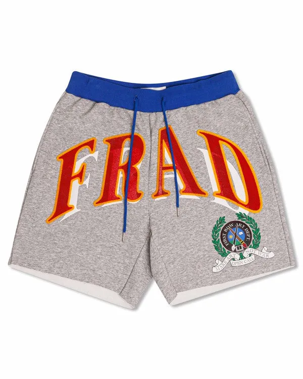 H.Grey Pen & Brush Art Dept. Flock Emb. Shorts
