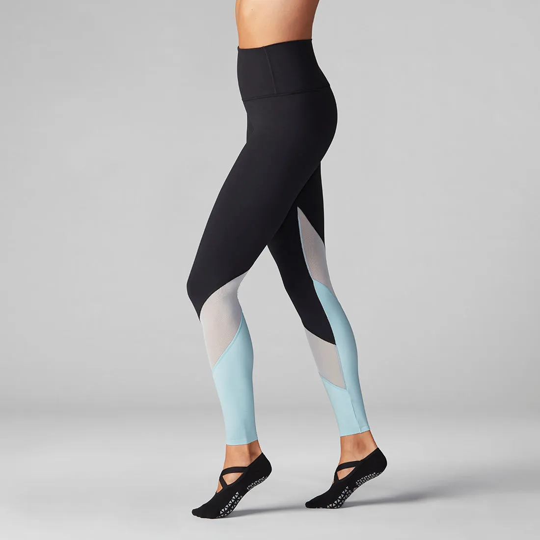 High Waisted Color Block Leggings *