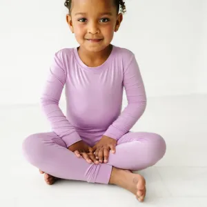 Light Orchid Two-Piece Pajama Set