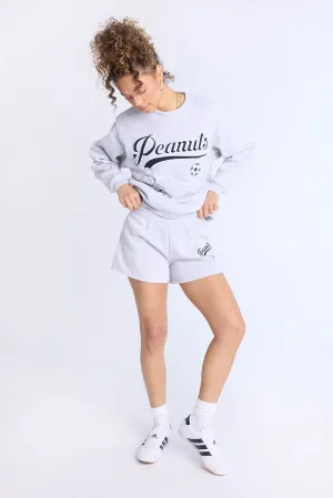 Peanuts Graphic Fleece Shorts