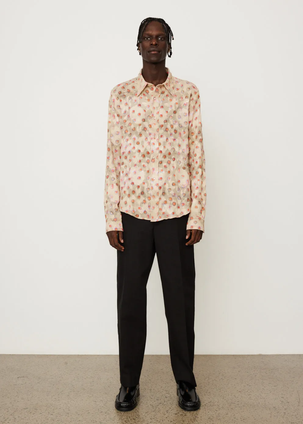 Siza Daisies Fil Coupe Long Sleep Shirt