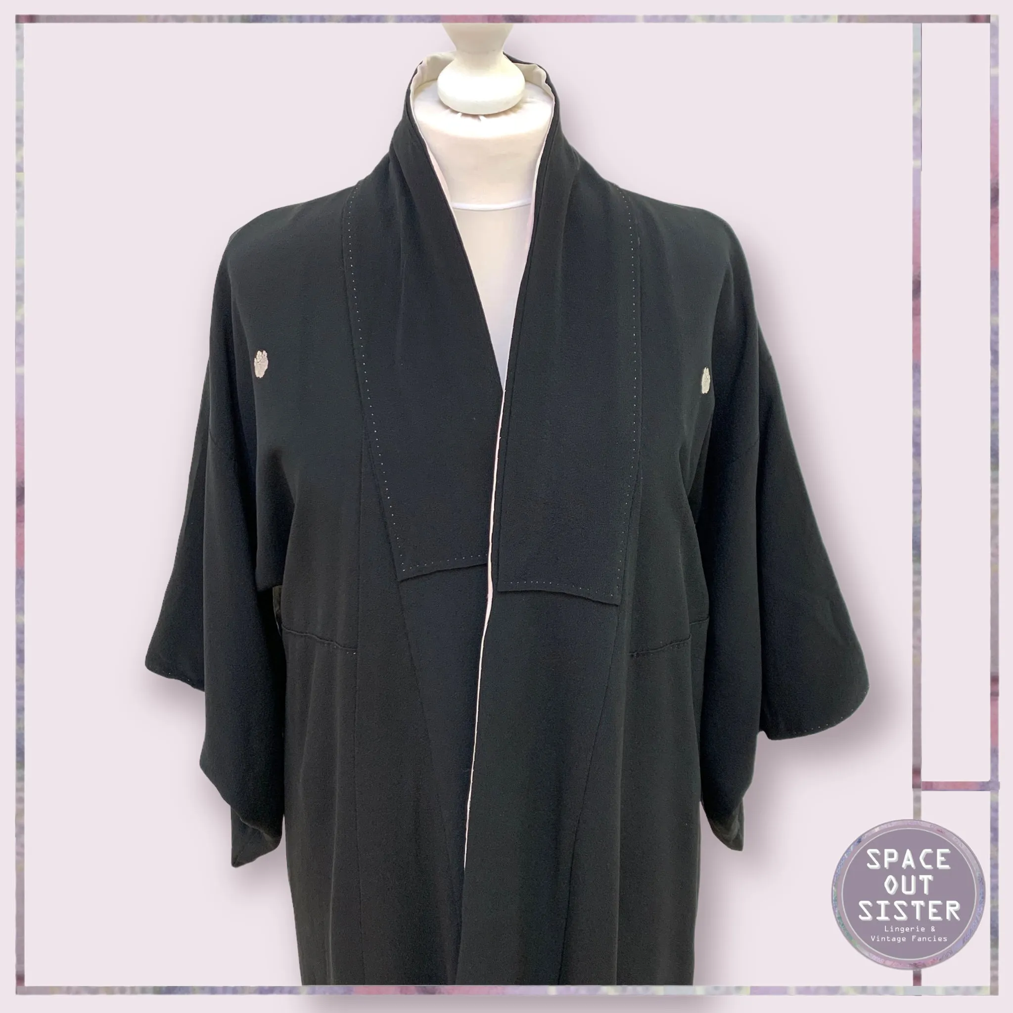 Vintage Sparkle Motif Kimono
