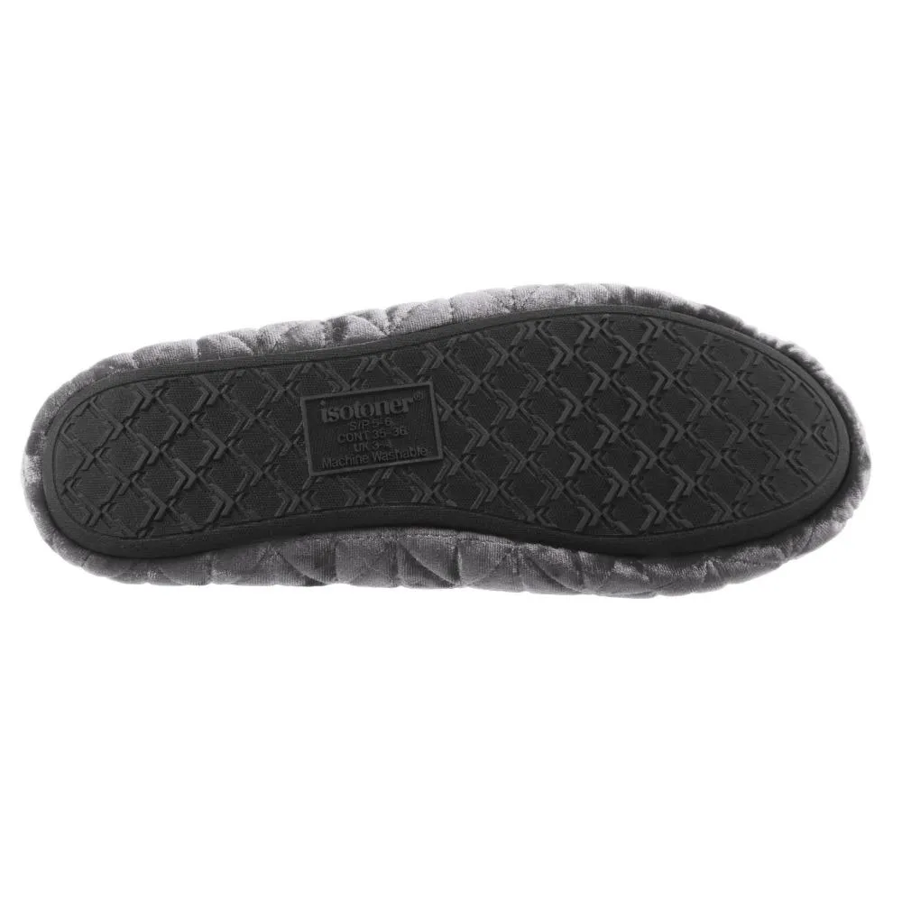 Women’s Crushed Velour Stephanie Closed Back Slippers